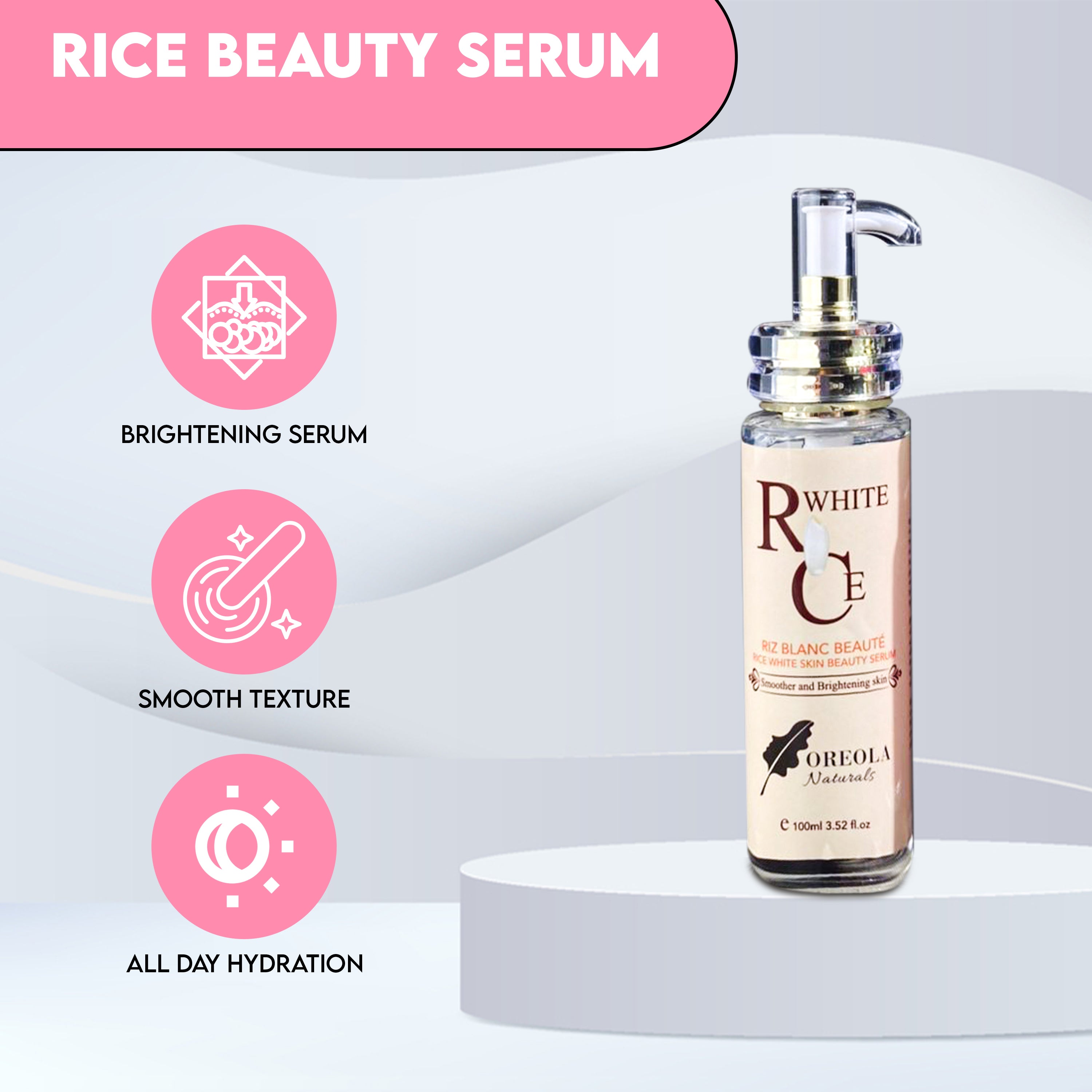 Rice Serum Moisturizing and Even Skin Tone 100ml