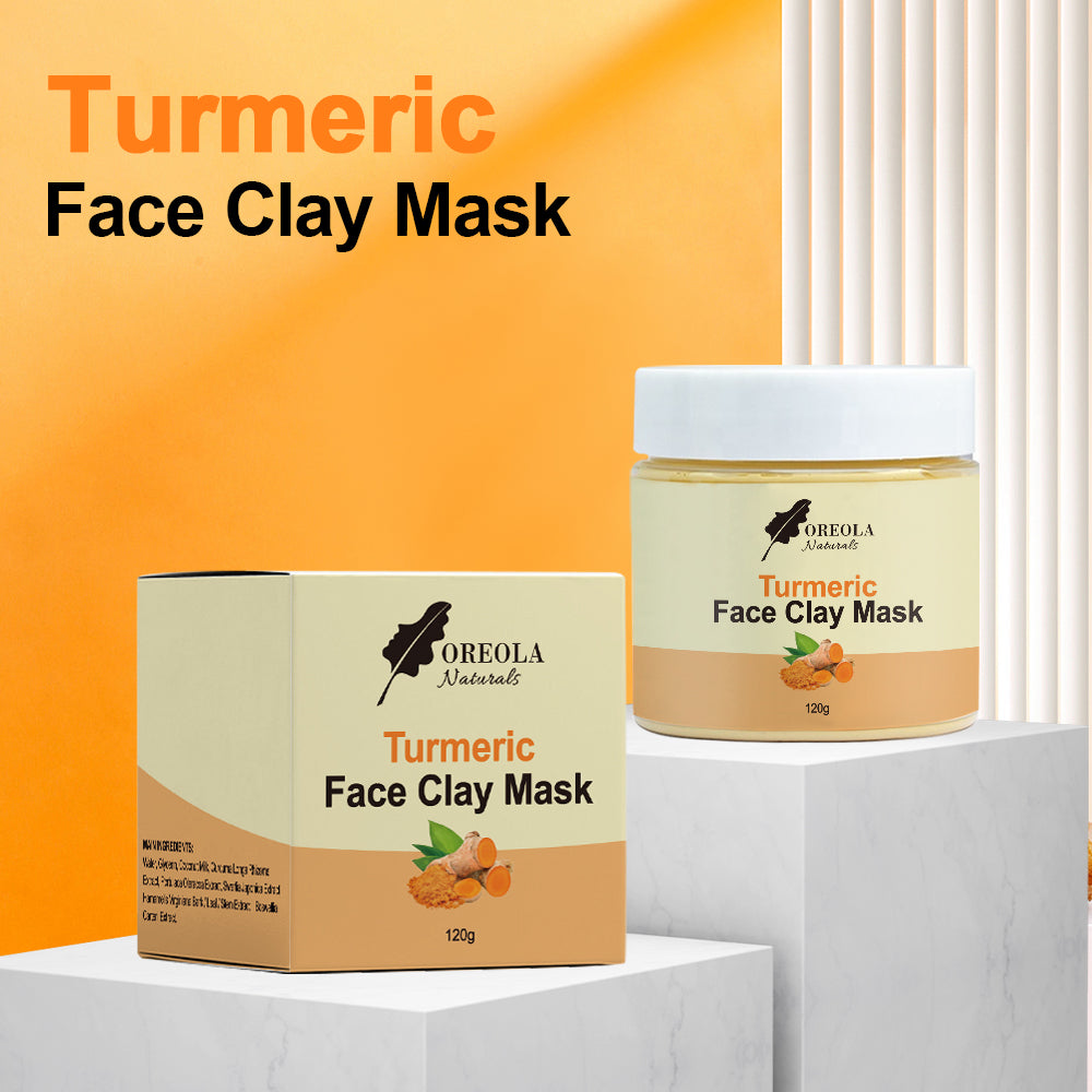 Turmeric Clay Brightening Face Mask 120g