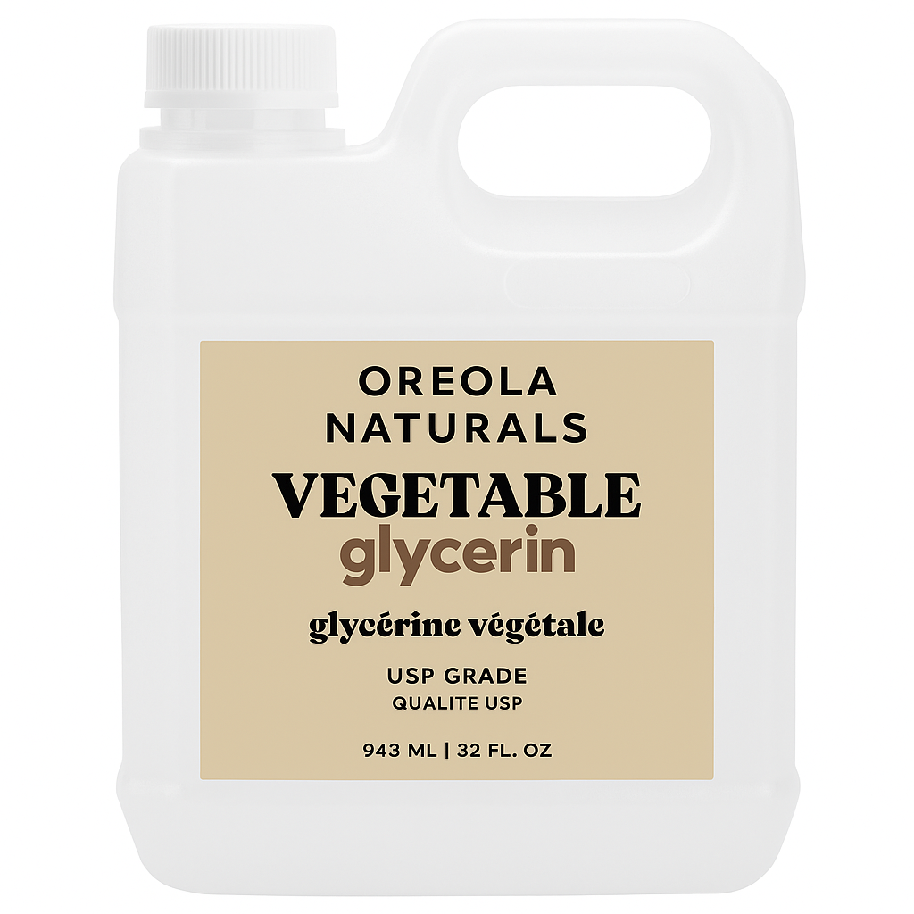 Vegetable Glycerin 32oz / 943 ml 100% Pure, USP Grade Multi-Purpose Glycerin Ideal For Skin, Hair & DIY By Oreola Naturals