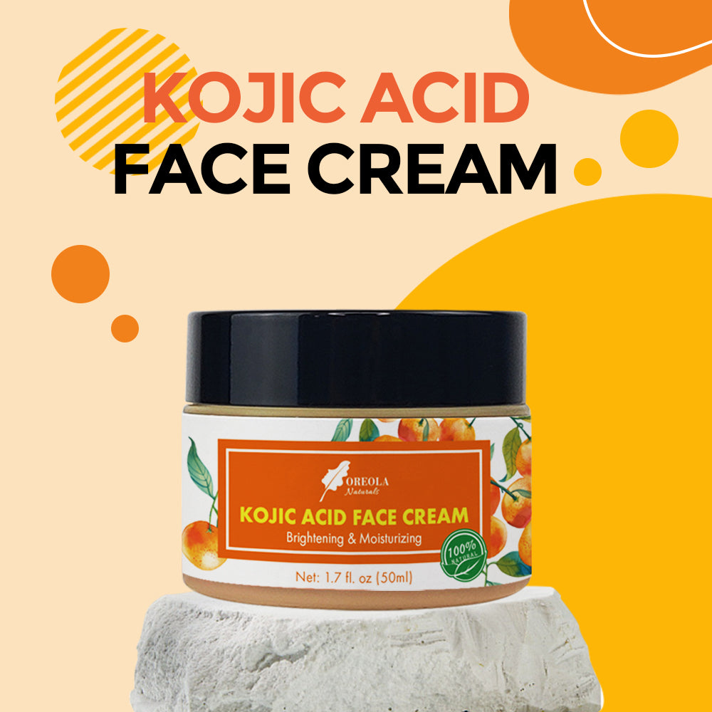 Kojic Acid Face Moisturizing Cream 50ml Ideal For all Skin Types by Oreola Naturals