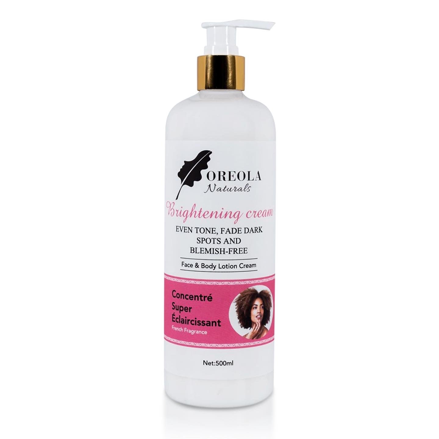 Oreola Naturals Brightening Cream 500 ml/16.90 oz