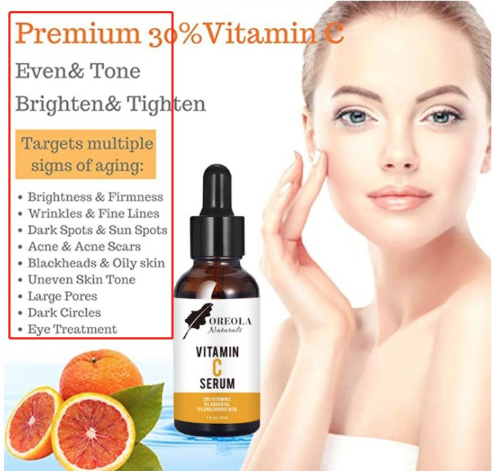 Vitamin C Serum infused with Argan and Hyaluronic Acid 1oz