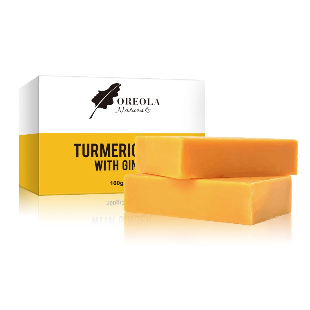 Turmeric and Ginger Face and Body Soap 100g/3.5oz (1 bar)