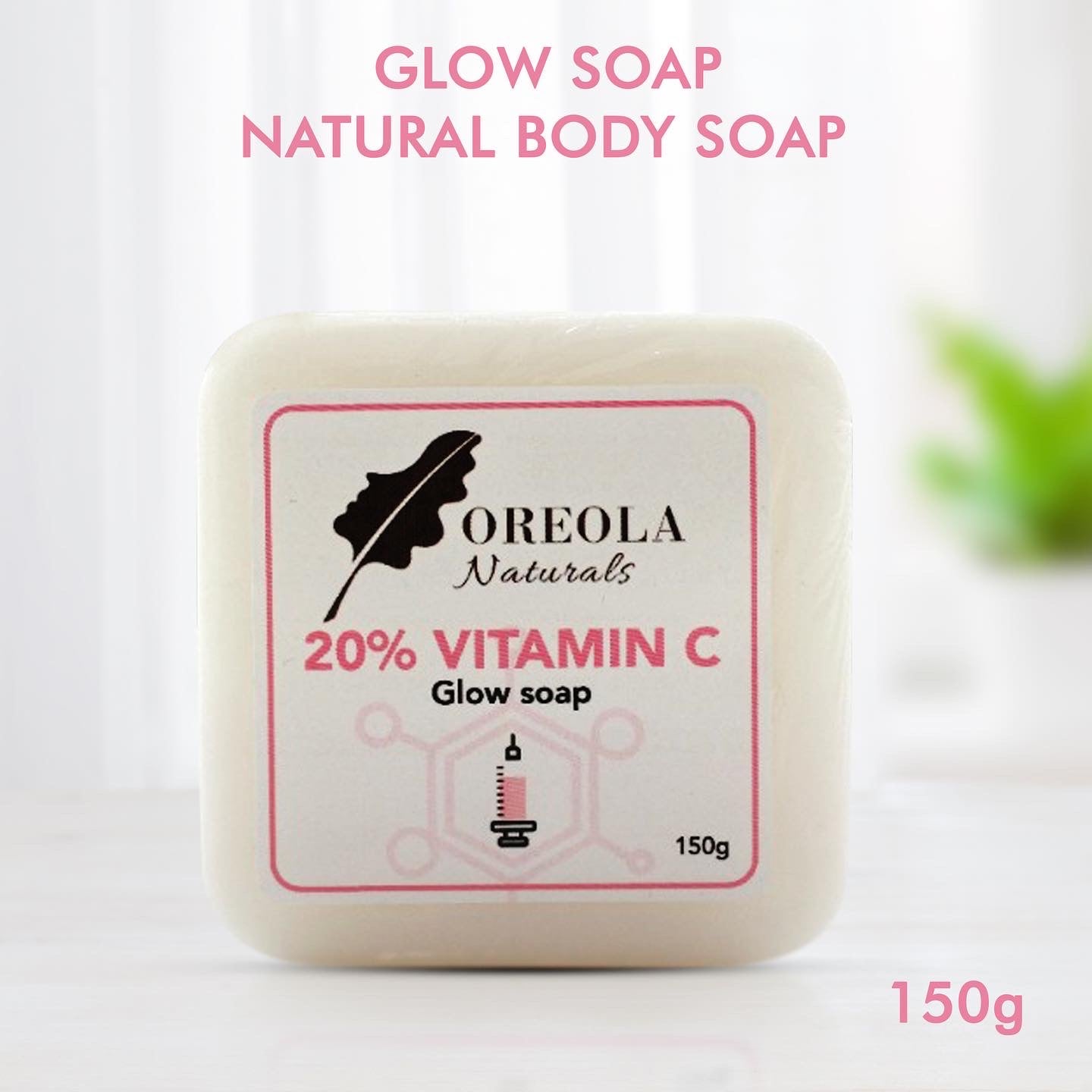 Vitamin C and Gluthanione Glow Soap 150g 1 Bar