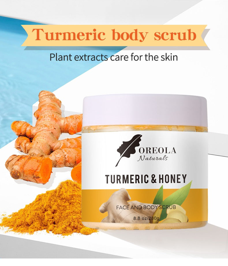 Turmeric and Honey Face and Body Scrub 8.8Oz/280g