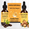 Jojoba Oil and Argan Oil, Pure and Organic Oil 2-in-1 Pack 2oz/60ml