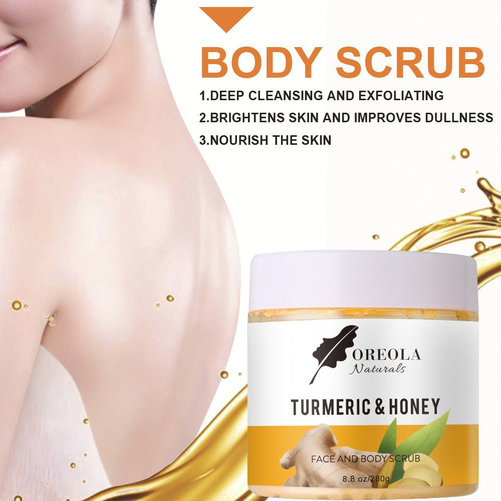 Turmeric and Honey Face and Body Scrub 8.8Oz/280g